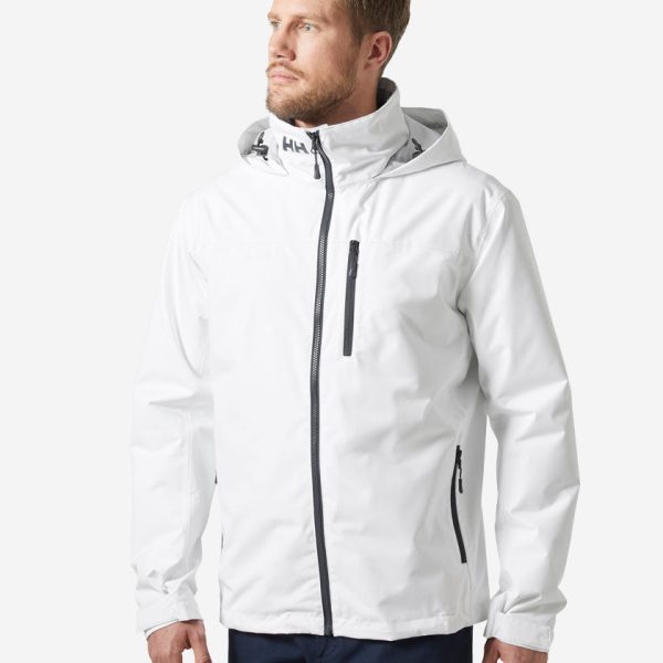 CREW HOODED MIDLAYER JACKET 2, White