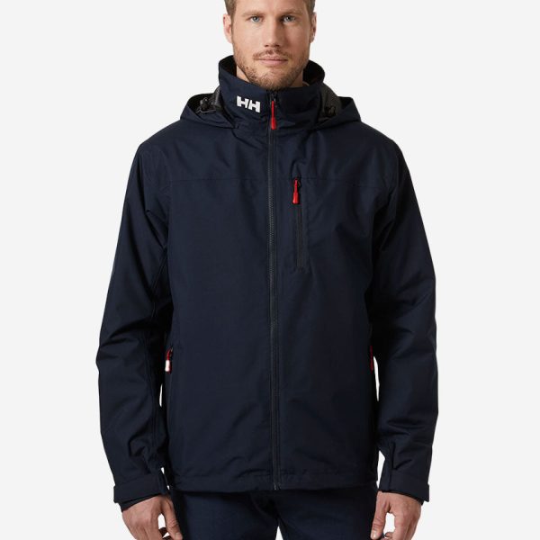 CREW HOODED MIDLAYER JACKET 2, Navy