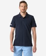 CREW POLO PIQUE, Navy