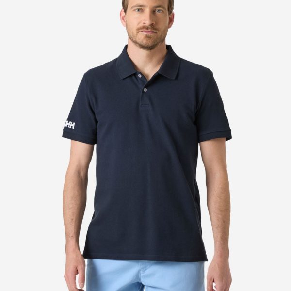 CREW POLO PIQUE, Navy