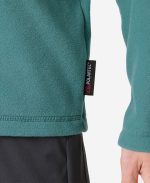DAYBREAKER 1/2 ZIP FLEECE, Opal Green - Image 4