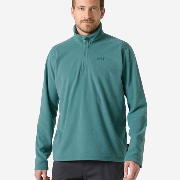 DAYBREAKER 1/2 ZIP FLEECE, Opal Green