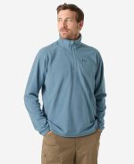 DAYBREAKER 1/2 ZIP FLEECE, Washed Navy