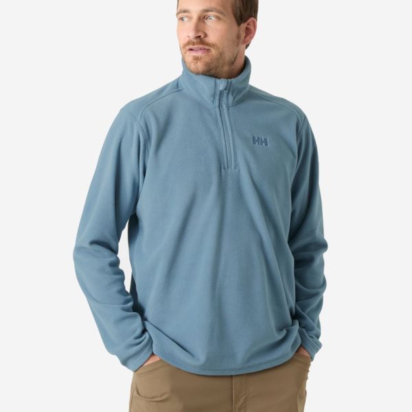 DAYBREAKER 1/2 ZIP FLEECE, Washed Navy