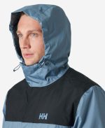 VANCOUVER RAIN JACKET, Washed Navy - Image 3