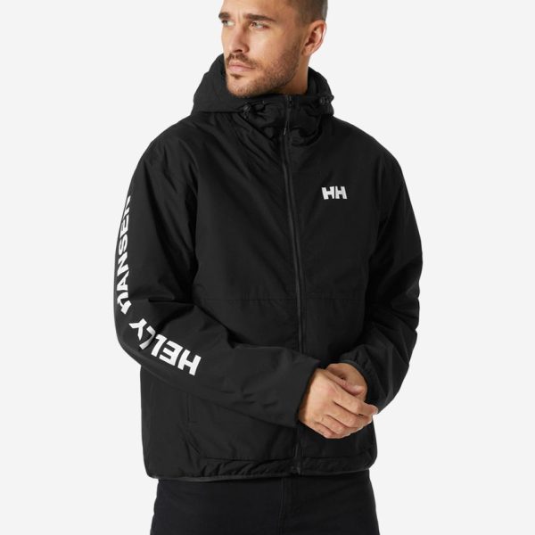 ERVIK INS RAIN JACKET, Black