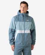 KOSTER RAIN JACKET, Washed Navy