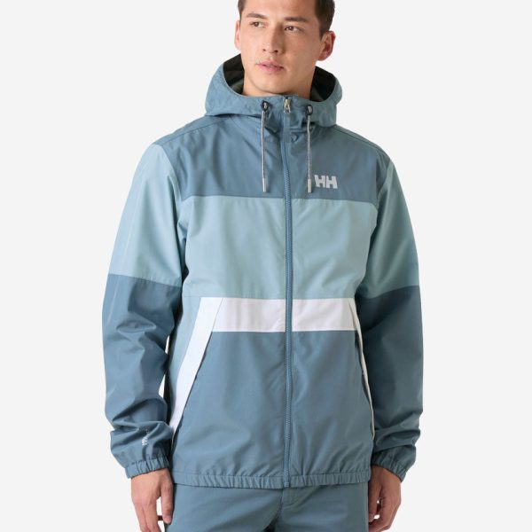 KOSTER RAIN JACKET, Washed Navy