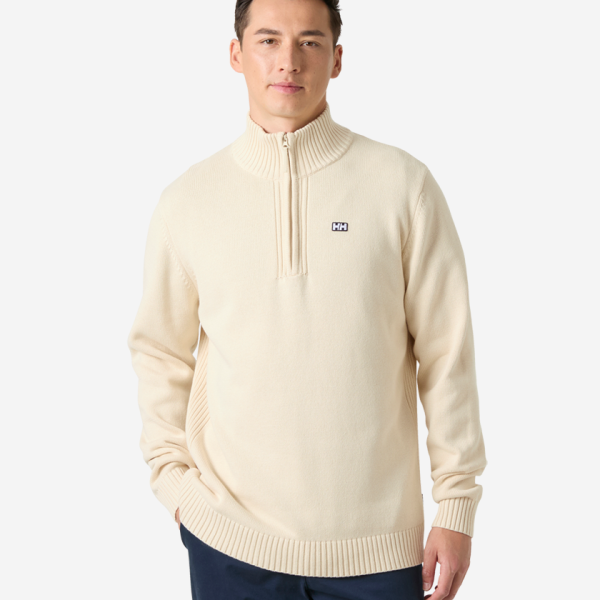 SMOEGEN 1/2 ZIP SWEATER, Cream