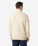SMOEGEN 1/2 ZIP SWEATER, Cream - Image 6