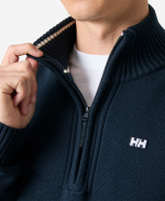 SMOEGEN 1/2 ZIP SWEATER, Navy - Image 2
