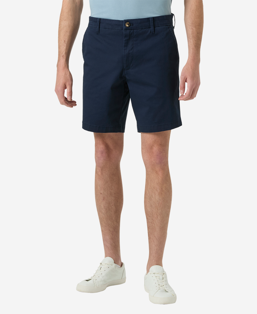 54536_597_onbody1copy.png BRYGGEN CHINO SHORTS, Navy - Image 1