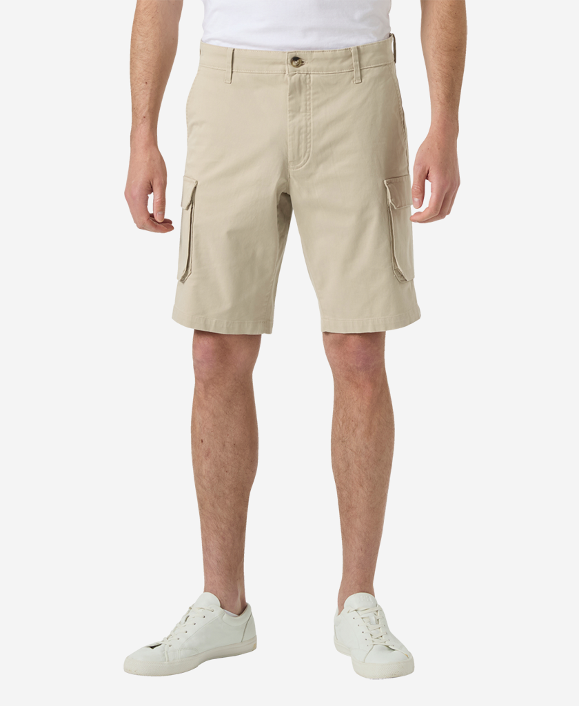 54537_078_onbody1copy.png BRYGGEN CARGO SHORTS, Khaki - Image 1