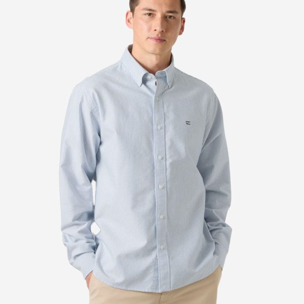 SHORE LS SHIRT, Bright Blue