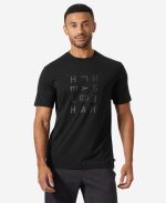 SKOG RECYCLED GRAPHIC T-SHIRT, Black