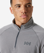 TYRI KNIT 1/2 ZIP, Ebony Melange - Image 2