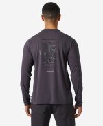 SKOG GRAPHIC LS TEE, Smoked Purple - Image 2