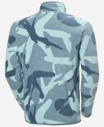 MARIDALEN PRINTED FLEECE, Windy Blue  HH JPN Camo - Image 5