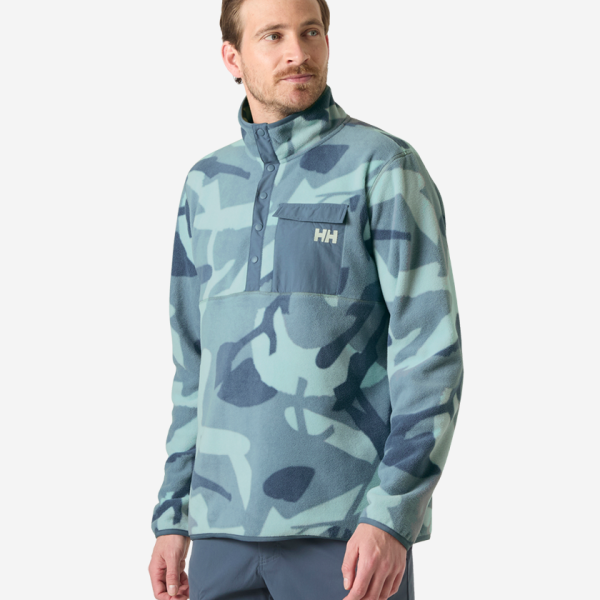 MARIDALEN PRINTED FLEECE, Windy Blue  HH JPN Camo