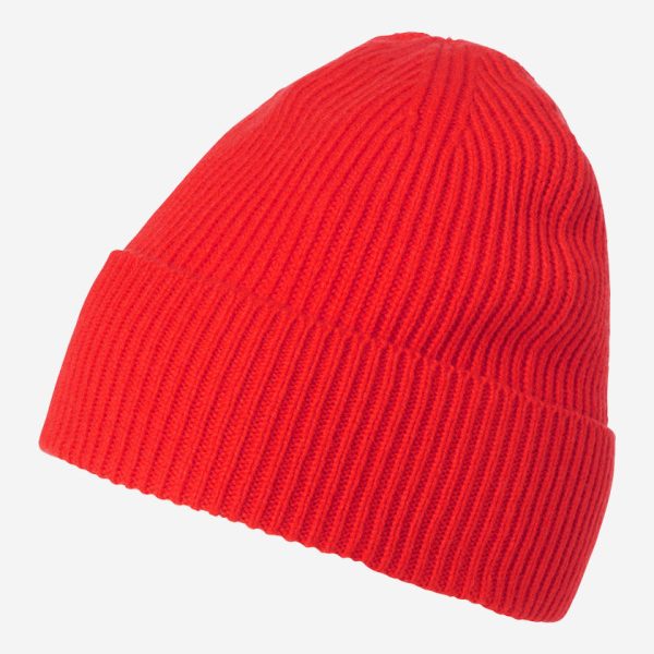 HH WOOL BEANIE, Alert Red