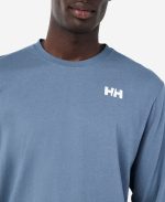ERVIK L/S T-SHIRT, Washed Navy - Image 2