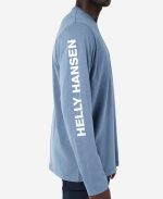 ERVIK L/S T-SHIRT, Washed Navy - Image 3