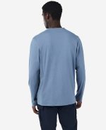 ERVIK L/S T-SHIRT, Washed Navy - Image 4