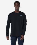 ERVIK L/S T-SHIRT, Black