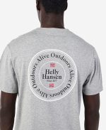 ALIVE OUTDOORS T-SHIRT, Grey Melange - Image 4