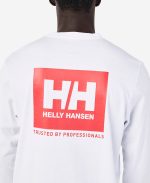BOX OUTLINE L/S T-SHIRT, White - Image 4