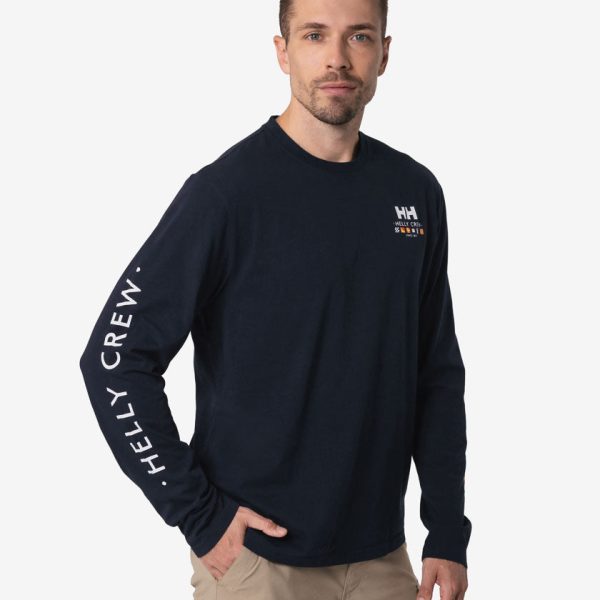 SEAFARER L/S T-SHIRT, Navy