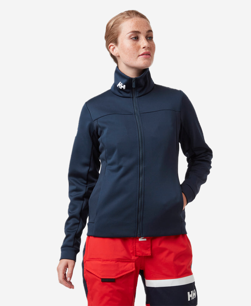 30357_597_onbody1.jpg W CREW FLEECE JACKET, Navy - Image 1