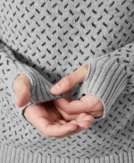 ARCTIC ICELANDER 1/2 ZIP, Grey Melange - Image 3