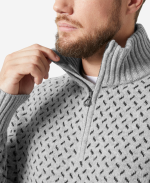 ARCTIC ICELANDER 1/2 ZIP, Grey Melange - Image 2