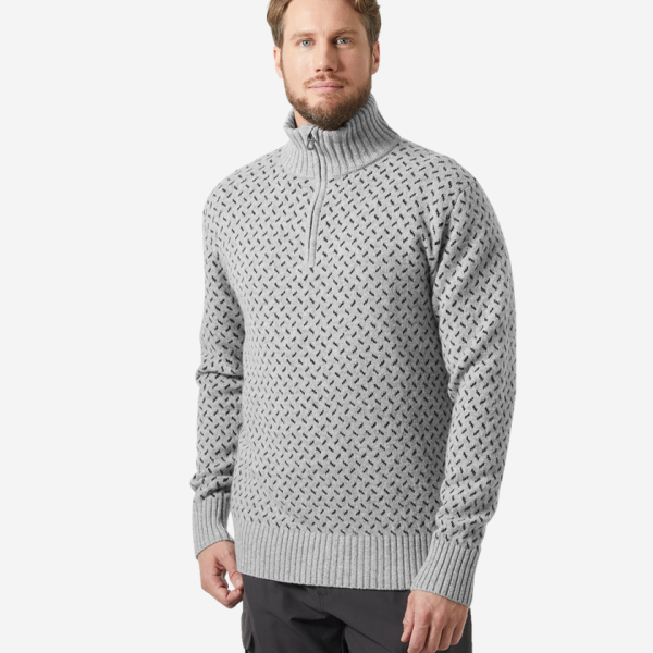 ARCTIC ICELANDER 1/2 ZIP, Grey Melange