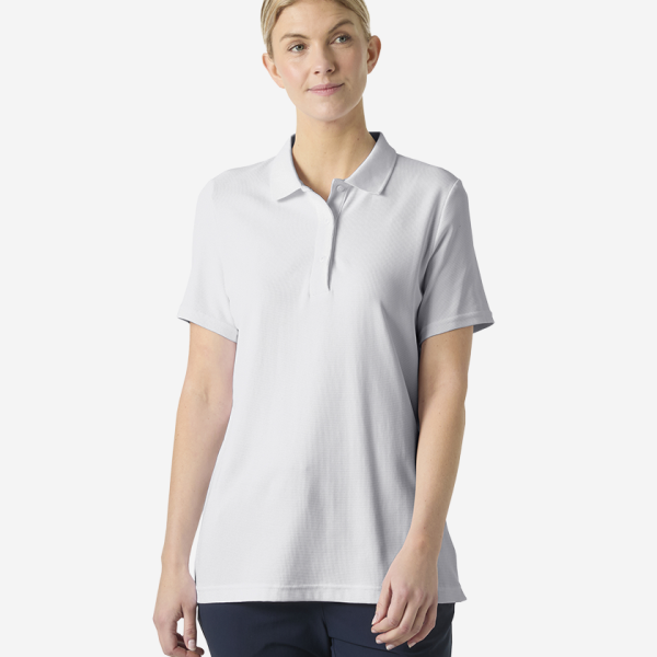 W CREW TECH POLO, White