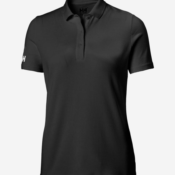 W CREW TECH POLO, Black
