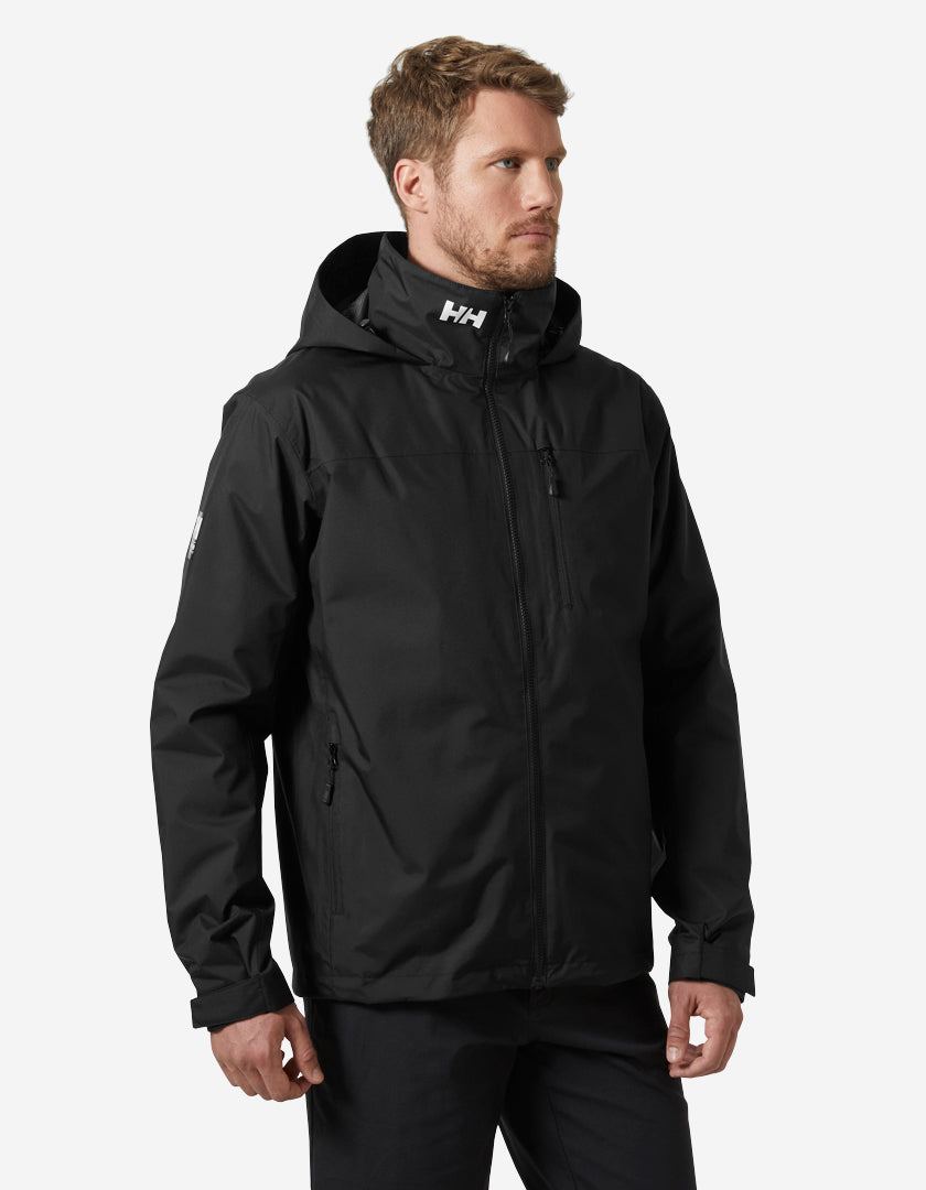 34442_990_onbody1.jpg CREW HOODED MIDLAYER JACKET 2, Black - Image 1