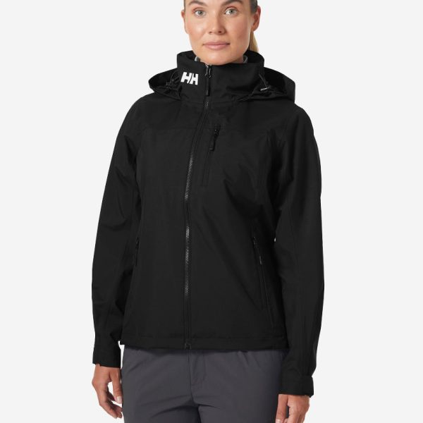 W CREW HOODED JACKET 2.0, Black
