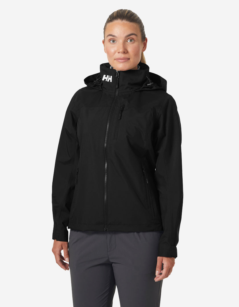 34448_990_onbody1.jpg W CREW HOODED JACKET 2.0, Black - Image 1