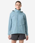 W HP RACING HOODED JACKET, Windy Blue