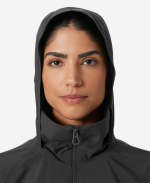 W HP RACING HOODED JACKET, Ebony - Image 3