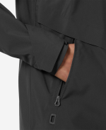 W HP RACING HOODED JACKET, Ebony - Image 5