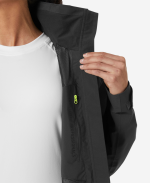 W HP RACING HOODED JACKET, Ebony - Image 2