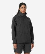 W HP RACING HOODED JACKET, Ebony