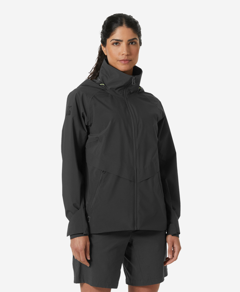 34478_980_onbody1.png W HP RACING HOODED JACKET, Ebony - Image 1
