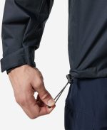 CREW HOODED PILE JACKET, Navy - Image 5