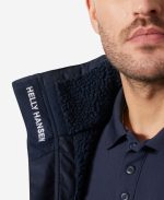 CREW HOODED PILE JACKET, Navy - Image 3