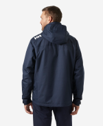 CREW HOODED PILE JACKET, Navy - Image 6