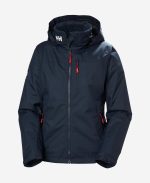 W CREW HOODED PILE JACKET, Navy - Image 9